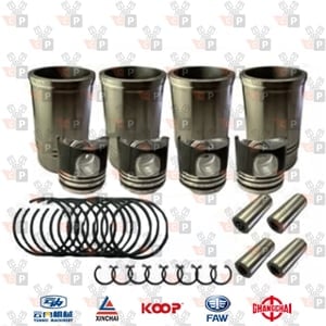 Product photo Piston, liner, and ring repair kit YUNNEI YN38